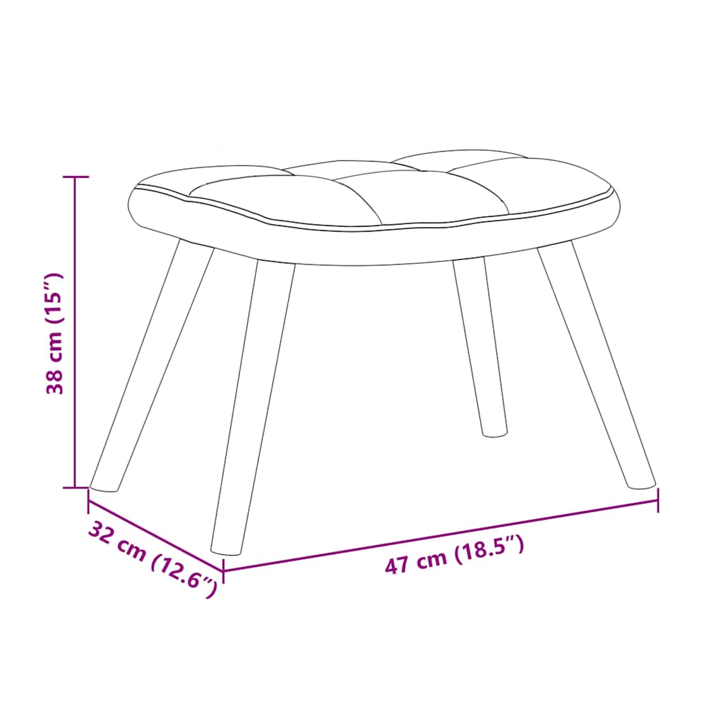 Avslappende Stol 2 Pcs Mørkegrå Fløyel