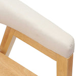 Spisestoler 2 Pcs Naturlig 54 X 57 X 73 Cm Solid Gummitre