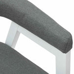 Spisestoler 2 Pcs Hvit 54 X 57 X 73 Cm Solid Gummitre
