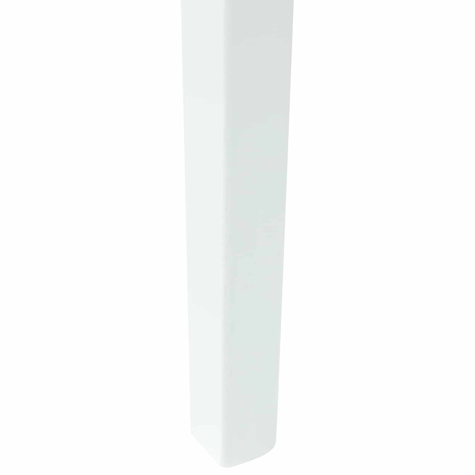 Spisestoler 2 Pcs Hvit 54 X 57 X 73 Cm Solid Gummitre