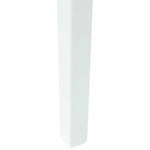 Spisestoler 2 Pcs Hvit 54 X 57 X 73 Cm Solid Gummitre