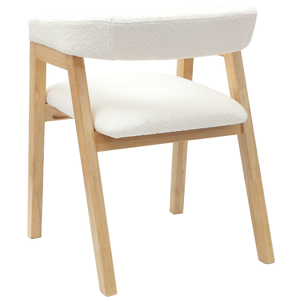 Spisestoler 2 Pcs Naturlig 54 X 57 X 73 Cm Solid Gummitre