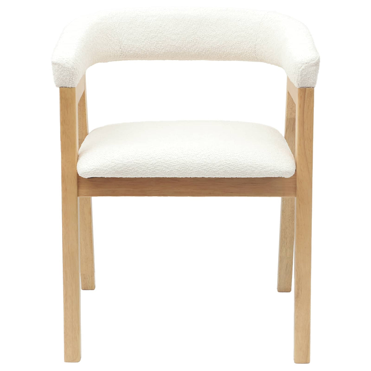 Spisestoler 2 Pcs Naturlig 54 X 57 X 73 Cm Solid Gummitre