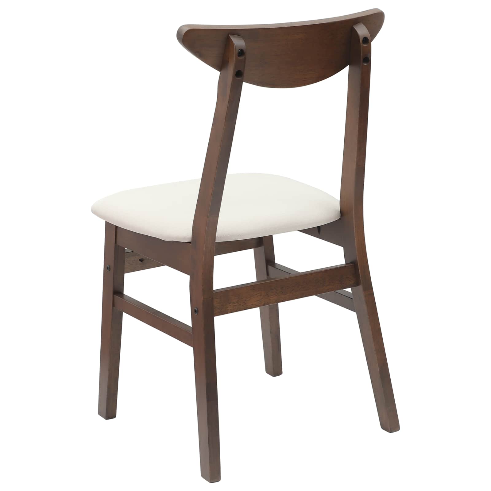 Spisestoler 2 Pcs Lys Brun 42 X 47.5 X 81 Cm Solid Gummitre