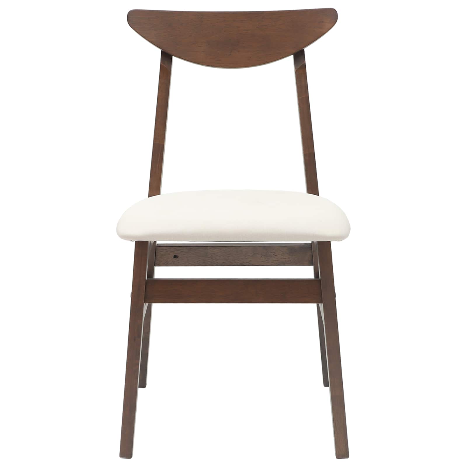 Spisestoler 2 Pcs Lys Brun 42 X 47.5 X 81 Cm Solid Gummitre