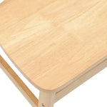 Spisestoler 2 Pcs Naturlig 42 X 47.5 X 81 Cm Solid Gummitre