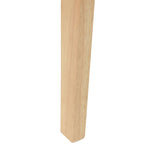 Spisestoler 2 Pcs Naturlig 42 X 47.5 X 81 Cm Solid Gummitre