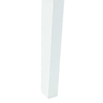 Spisestoler 2 Pcs Hvit 42 X 47.5 X 81 Cm Solid Gummitre