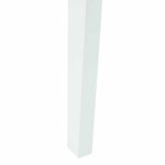 Spisestoler 2 Pcs Hvit 42 X 47.5 X 81 Cm Solid Gummitre