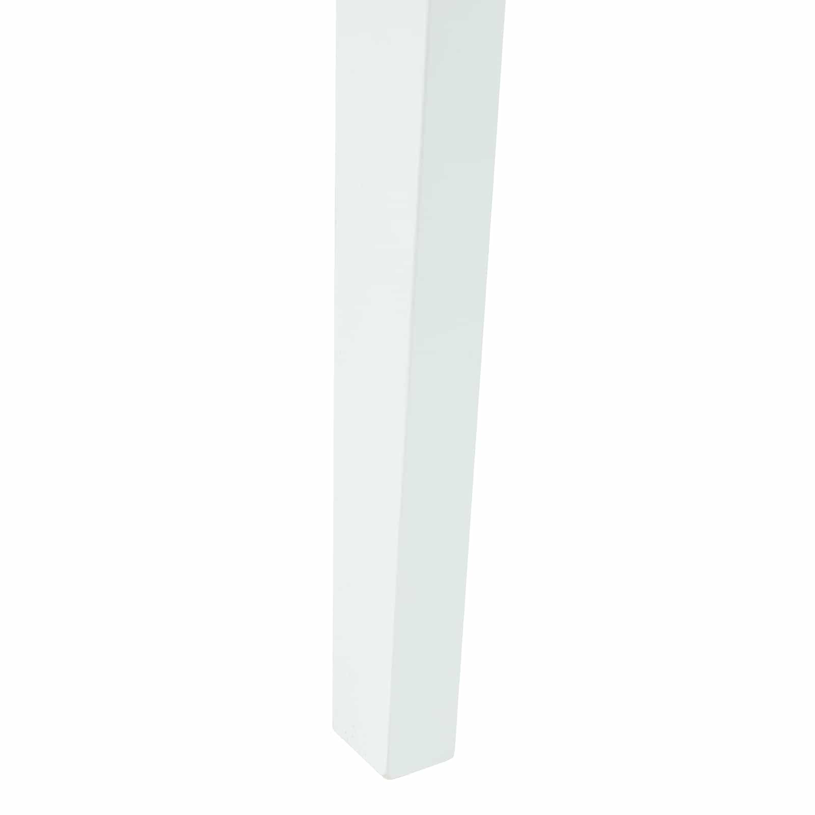Spisestoler 2 Pcs Hvit 42 X 47.5 X 81 Cm Solid Gummitre