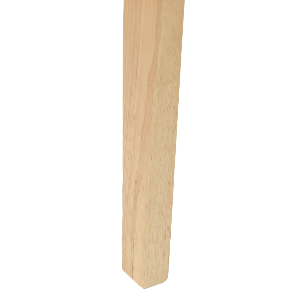 Spisestoler 2 Pcs Naturlig 42 X 47.5 X 81 Cm Solid Gummitre