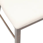 Spisestoler 2 Pcs Lys Brun 43 X 54 X 89 Cm Solid Gummitre