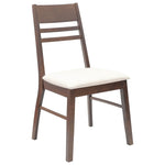 Spisestoler 2 Pcs Lys Brun 43 X 54 X 89 Cm Solid Gummitre