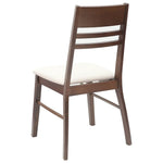 Spisestoler 2 Pcs Lys Brun 43 X 54 X 89 Cm Solid Gummitre