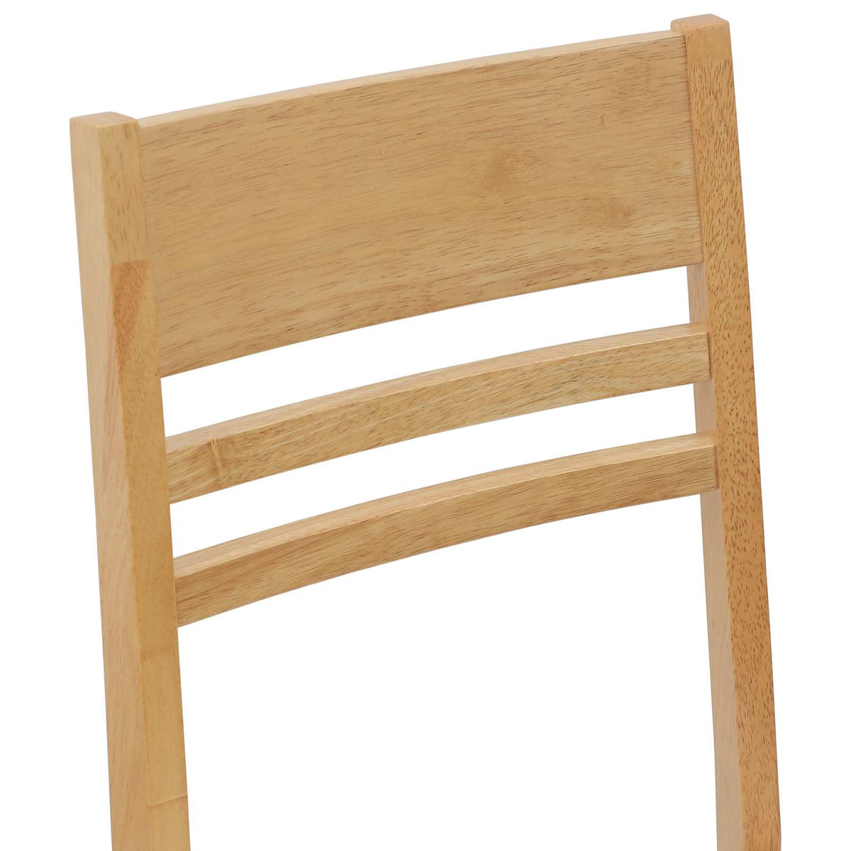 Spisestoler 2 Pcs Naturlig 43 X 54 X 89 Cm Solid Gummitre