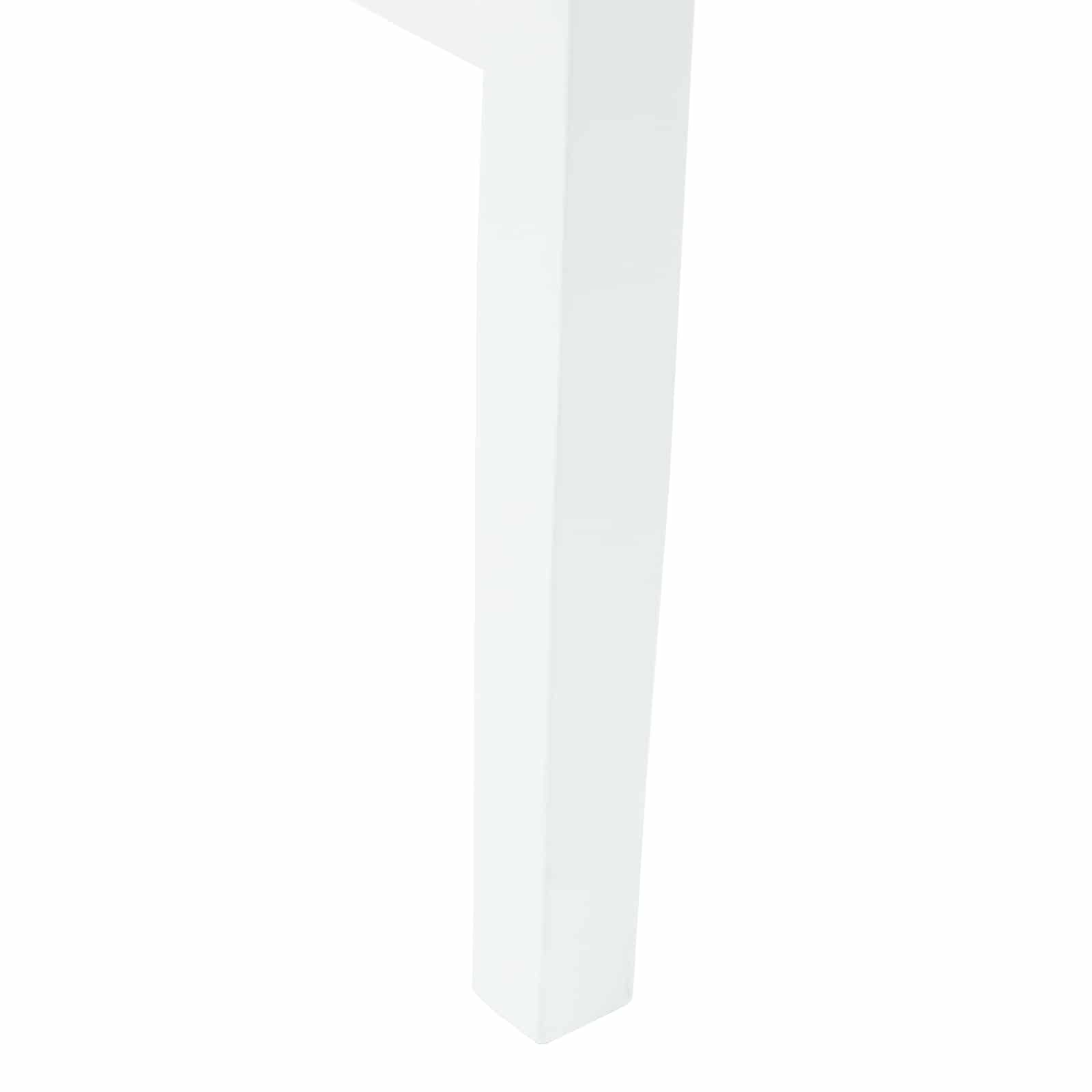 Spisestoler 2 Pcs Hvit 43 X 54 X 89 Cm Solid Gummitre