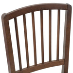 Spisestoler 2 Pcs Lys Brun 50 X 52,5 X 91 Cm Solid Gummitre