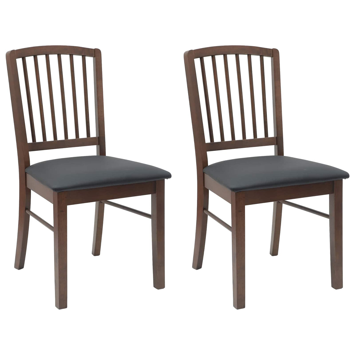Spisestoler 2 Pcs Lys Brun 50 X 52,5 X 91 Cm Solid Gummitre
