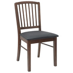 Spisestoler 2 Pcs Lys Brun 50 X 52,5 X 91 Cm Solid Gummitre