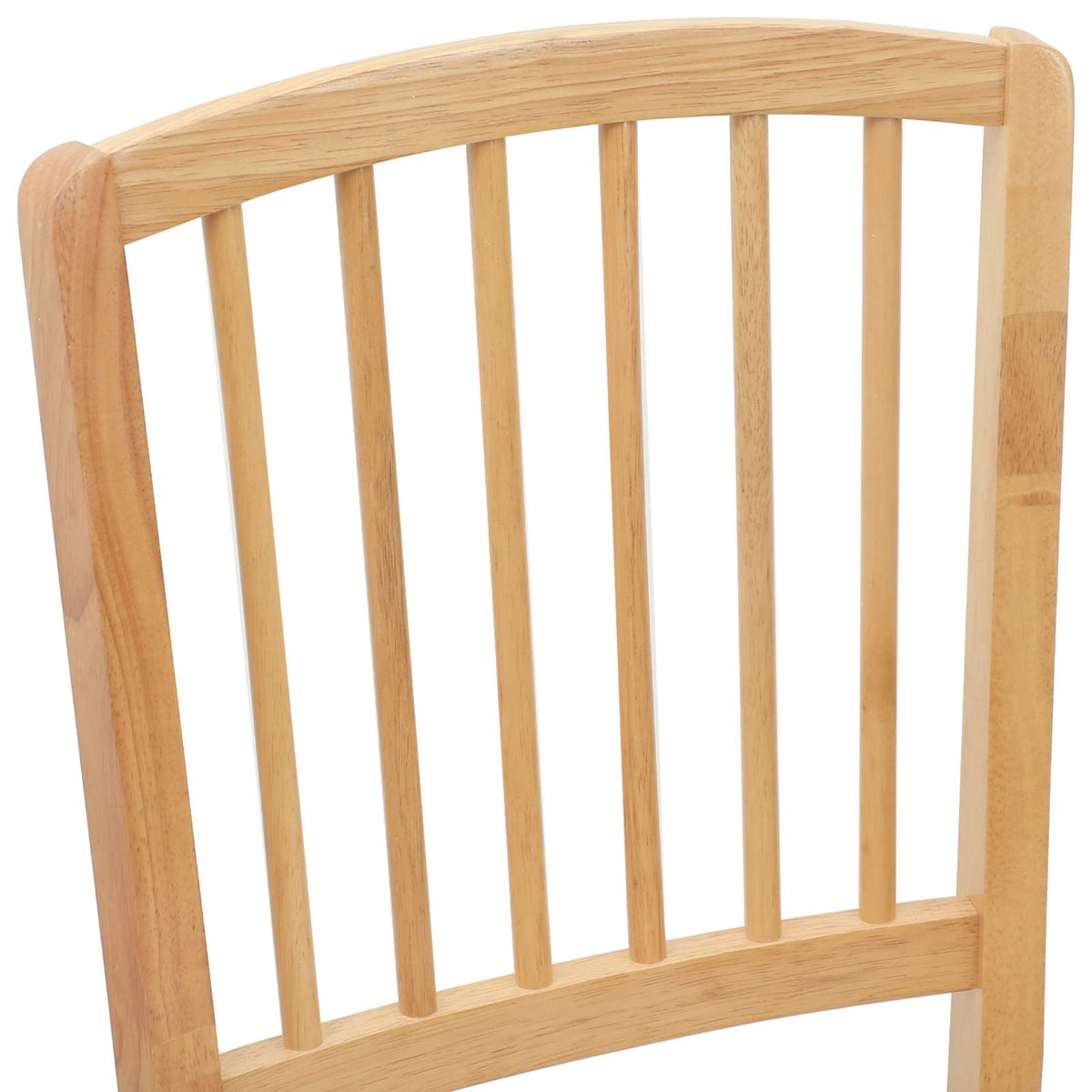 Spisestoler 2 Pcs Naturlig 50 X 52,5 X 91 Cm Solid Gummitre