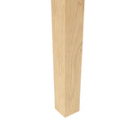 Spisestoler 2 Pcs Naturlig 50 X 52,5 X 91 Cm Solid Gummitre