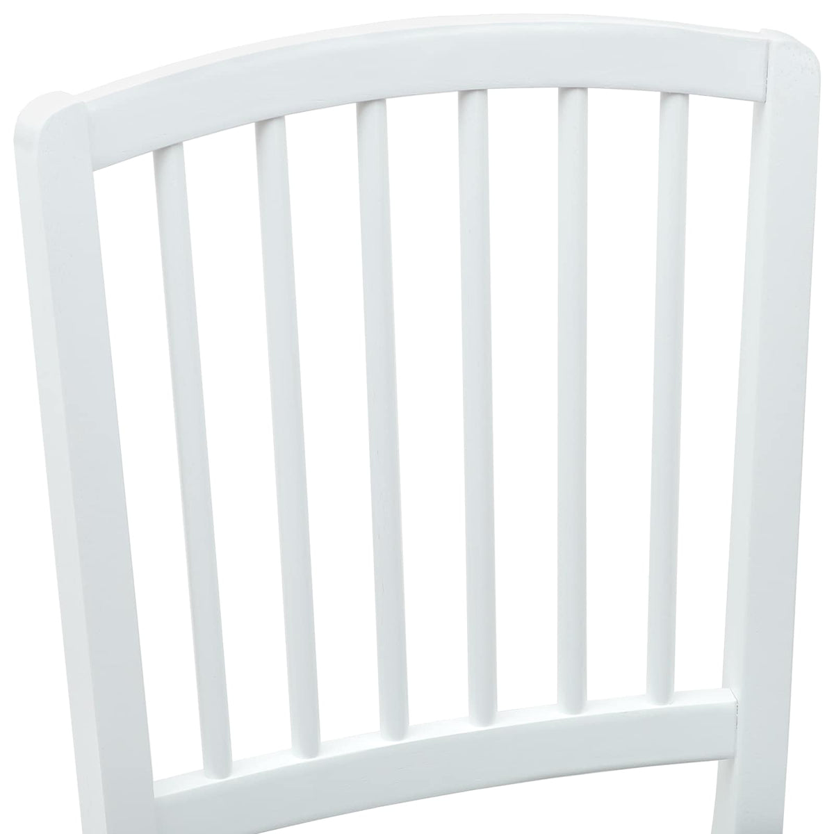 Spisestoler 2 Pcs Hvit 50 X 52,5 X 91 Cm Solid Gummitre