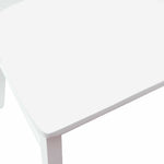 Spisestoler 2 Pcs Hvit 50 X 52,5 X 91 Cm Solid Gummitre