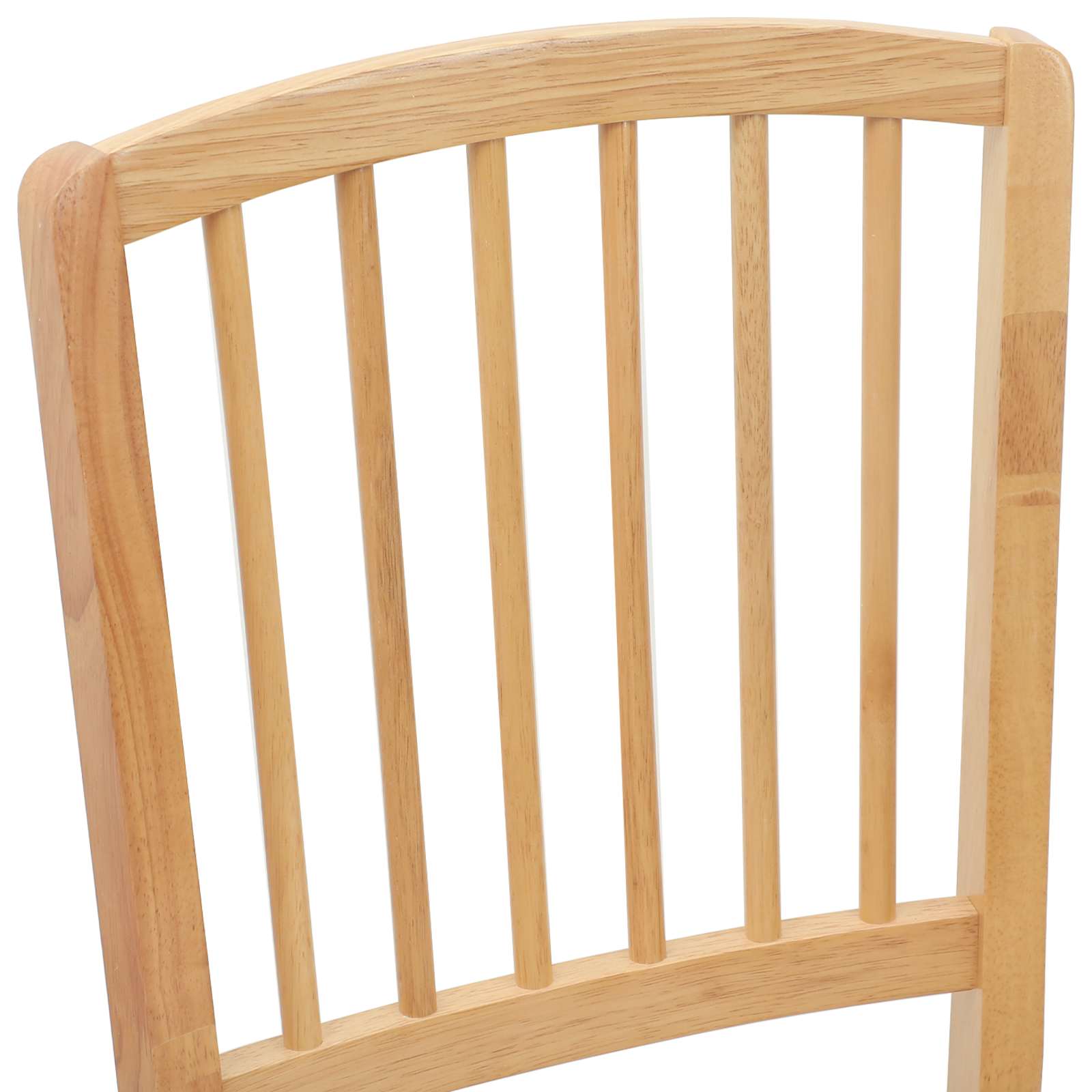Spisestoler 2 Pcs Naturlig 50 X 52,5 X 91 Cm Solid Gummitre