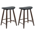 Spisestoler 2 Pcs Lys Brun 46 X 37 X 63 Cm Solid Gummitre