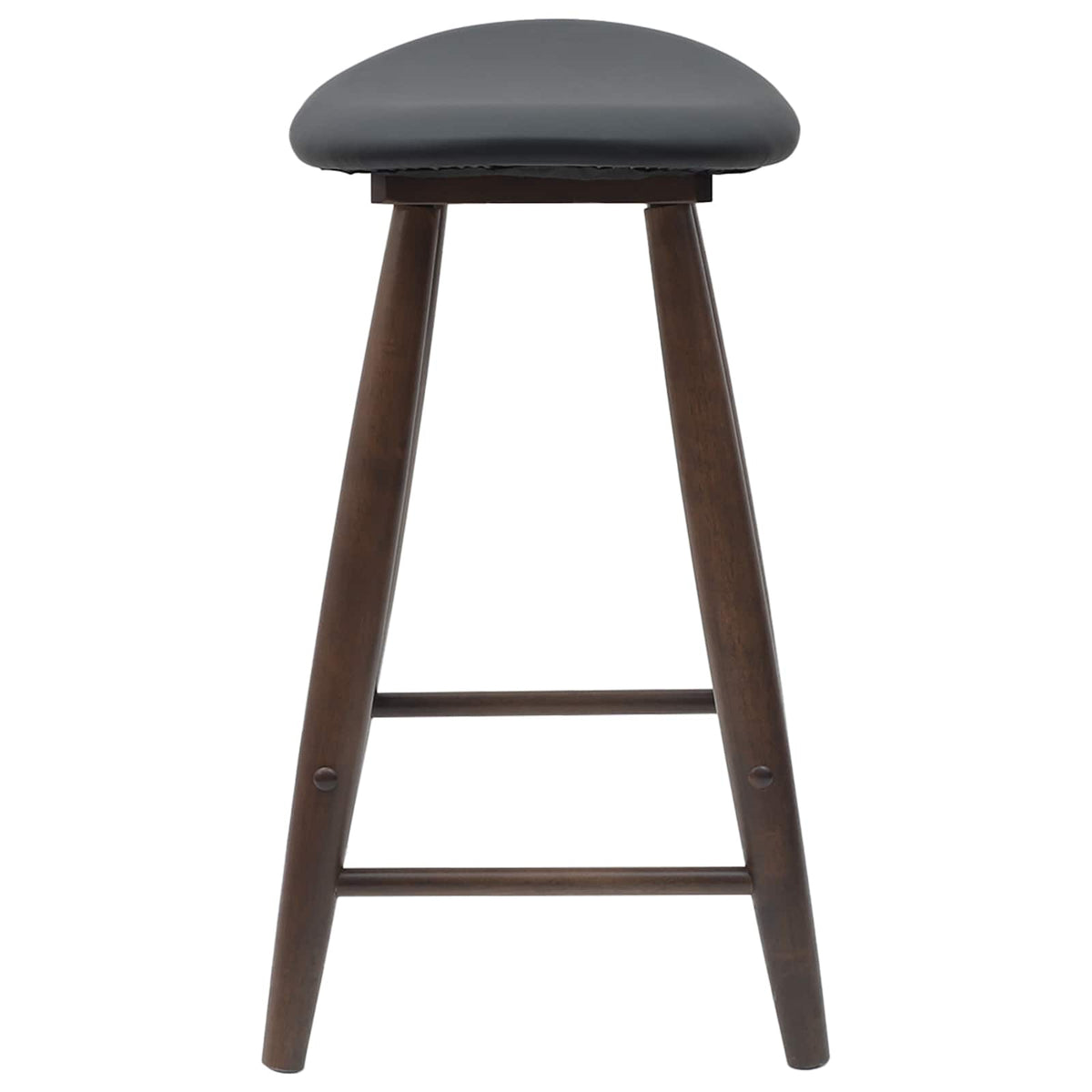 Spisestoler 2 Pcs Lys Brun 46 X 37 X 63 Cm Solid Gummitre