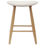 Spisestoler 2 Pcs Naturlig 46 X 37 X 63 Cm Solid Gummitre