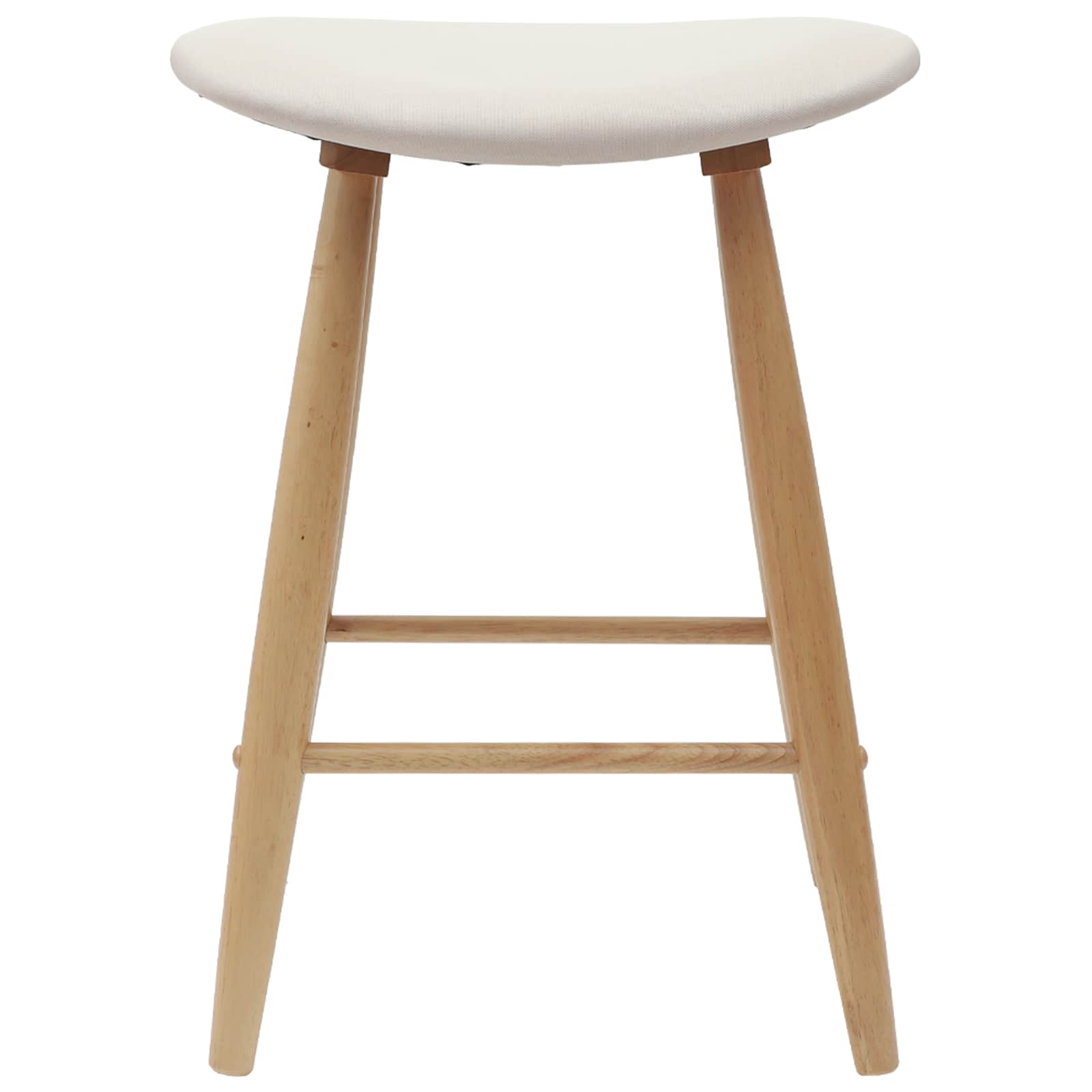 Spisestoler 2 Pcs Naturlig 46 X 37 X 63 Cm Solid Gummitre