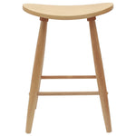 Spisestoler 2 Pcs Naturlig 46 X 37 X 63 Cm Solid Gummitre
