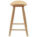 Spisestoler 2 Pcs Naturlig 46 X 37 X 63 Cm Solid Gummitre