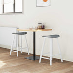 Spisestoler 2 Pcs Hvit 46 X 37 X 63 Cm Solid Gummitre