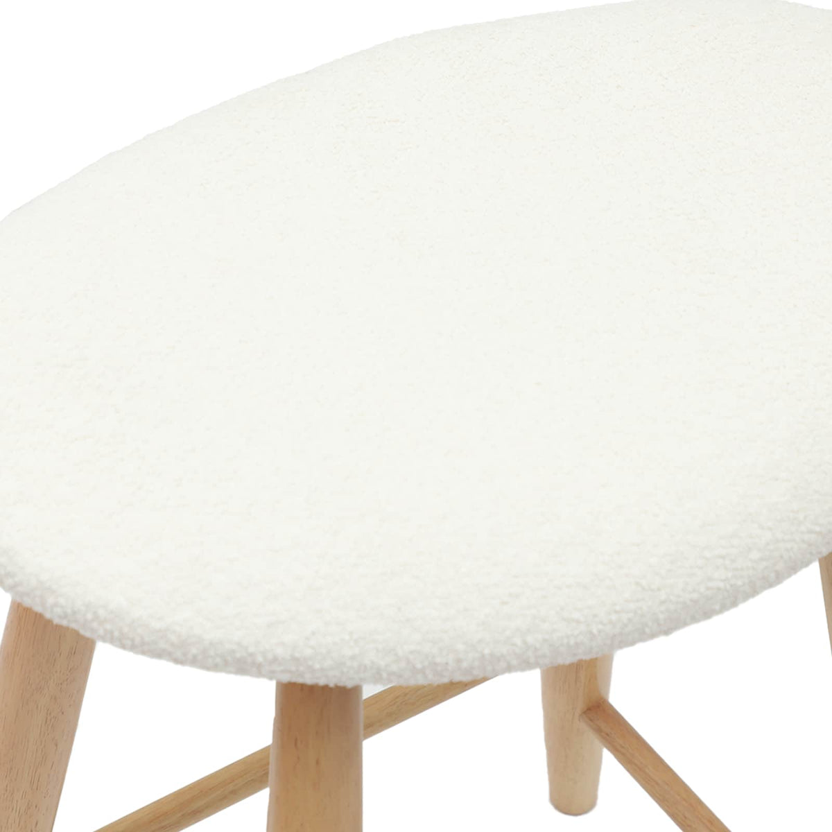Spisestoler 2 Pcs Naturlig 46 X 37 X 63 Cm Solid Gummitre