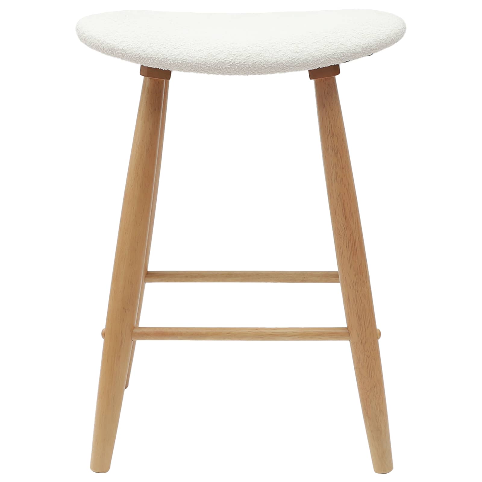 Spisestoler 2 Pcs Naturlig 46 X 37 X 63 Cm Solid Gummitre