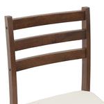 Spisestoler 2 Pcs Lys Brun 40 X 47,5 X 99,5 Cm Solid Gummitre