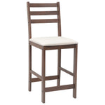 Spisestoler 2 Pcs Lys Brun 40 X 47,5 X 99,5 Cm Solid Gummitre