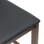 Spisestoler 2 Pcs Lys Brun 40 X 47,5 X 99,5 Cm Solid Gummitre