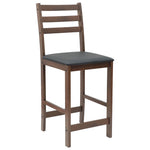 Spisestoler 2 Pcs Lys Brun 40 X 47,5 X 99,5 Cm Solid Gummitre