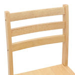 Spisestoler 2 Pcs Naturlig 40 X 47,5 X 99,5 Cm Solid Gummitre