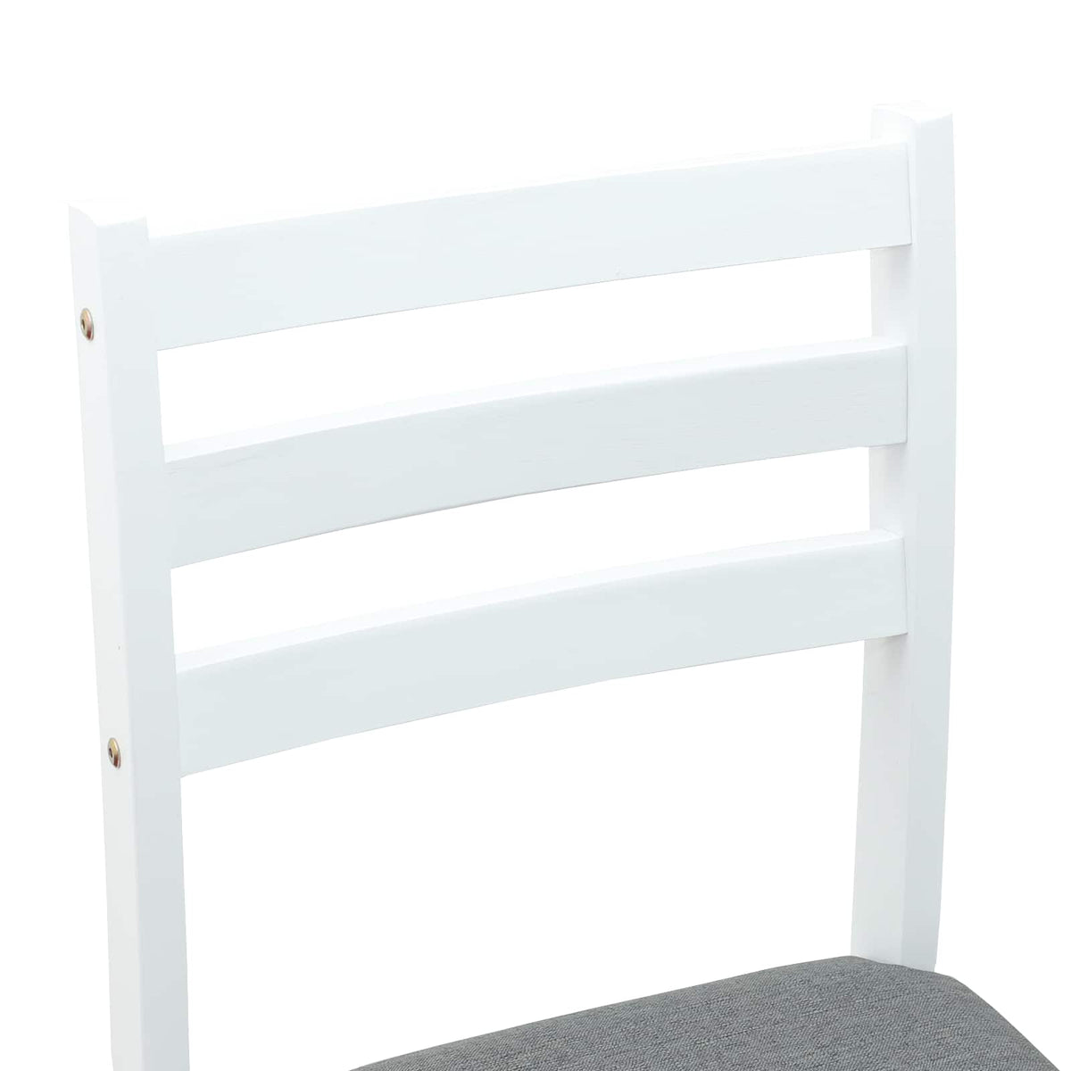Spisestoler 2 Pcs Hvit 40 X 47,5 X 99,5 Cm Solid Gummitre