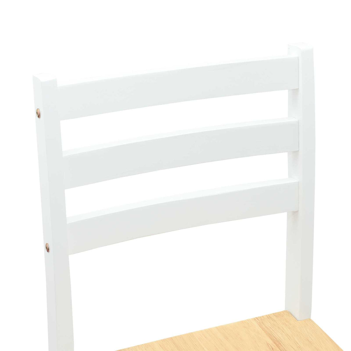 Spisestoler 2 Pcs Hvit 40 X 47,5 X 99,5 Cm Solid Gummitre