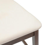 Spisestoler 2 Pcs Lys Brun 48 X 49 X 95 Cm Solid Gummitre