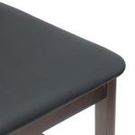 Spisestoler 2 Pcs Lys Brun 48 X 49 X 95 Cm Solid Gummitre
