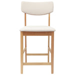 Spisestoler 2 Pcs Naturlig 48 X 49 X 95 Cm Solid Gummitre