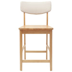 Spisestoler 2 Pcs Naturlig 48 X 49 X 95 Cm Solid Gummitre