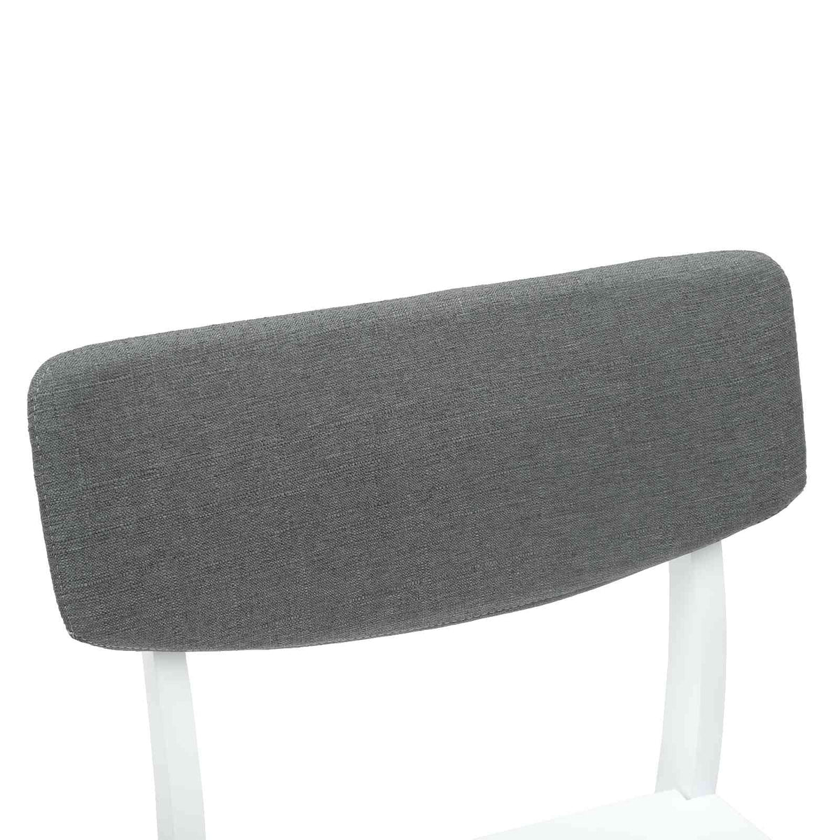 Spisestoler 2 Pcs Hvit 48 X 49 X 95 Cm Solid Gummitre
