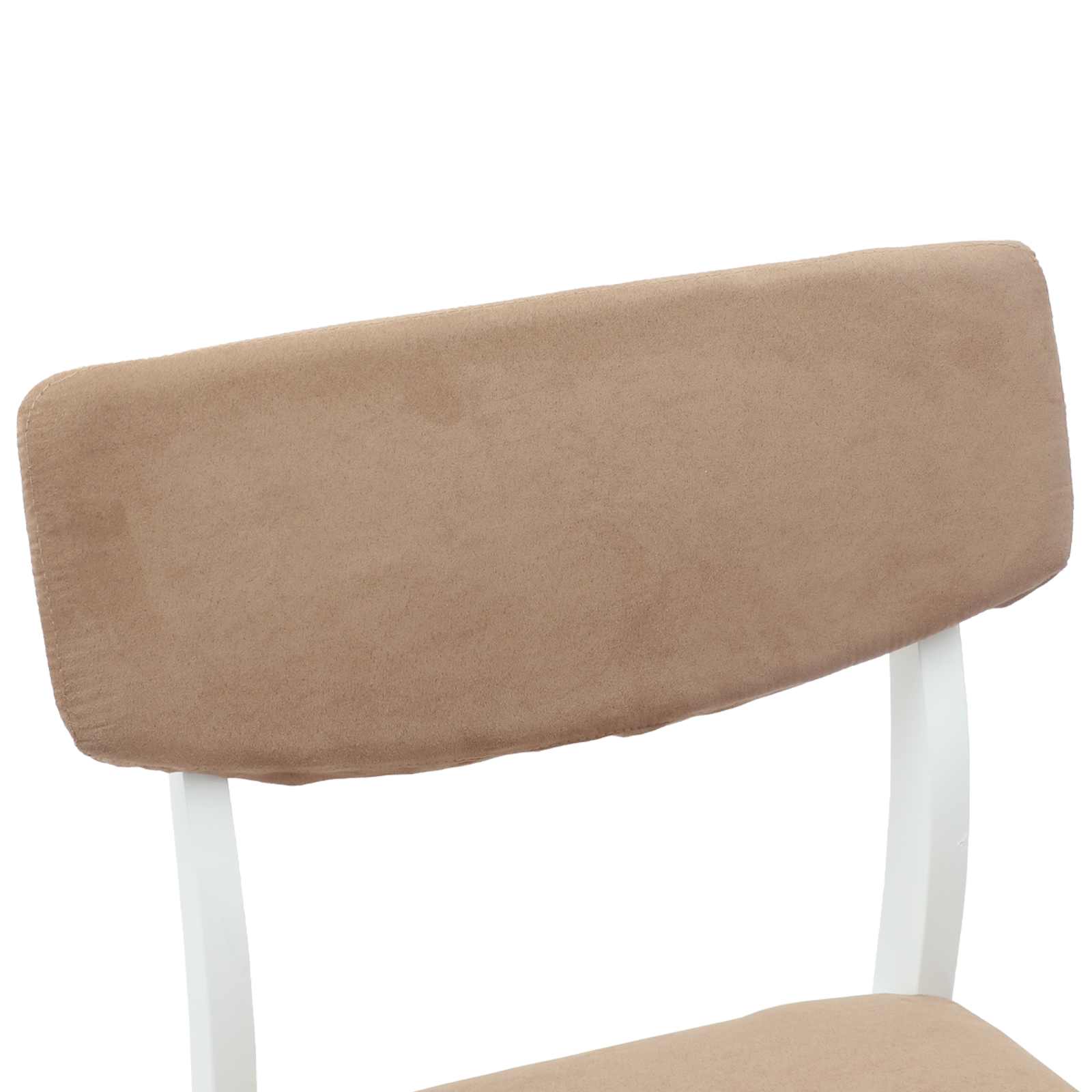 Spisestoler 2 Pcs Hvit 48 X 49 X 95 Cm Solid Gummitre